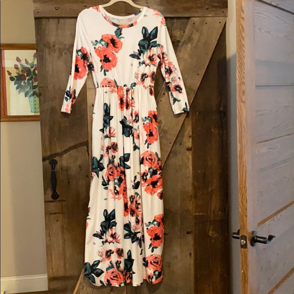 Floral Long Sleeve Dress